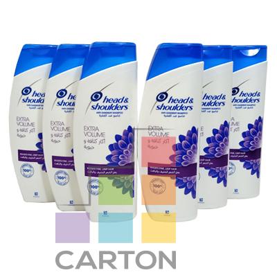 HEAD & SHOULDER EXTRA VOLUME ANTI-DANDRUFF SHAMPOO 6*400ML